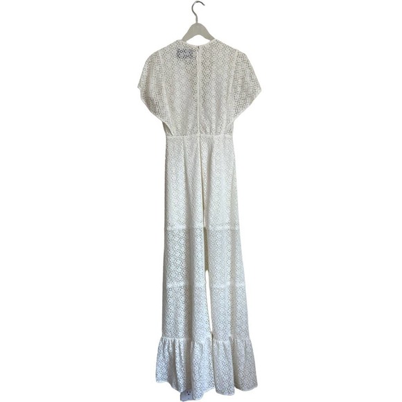 Reformation White Lace Maxi Dress Size 2 - Picture 8 of 13